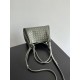 Falso Perfetto Borsa Bottega Veneta Parachute intrecciato Verde Imitazione Outlet Online