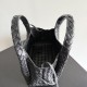 Falso Perfetto Borsa a tracolla Bottega Veneta Campana piccola intrecciata Nero Imitazione Outlet Online