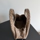 Falso Perfetto Borsa a tracolla Bottega Veneta Campana piccola intrecciata Marrone Imitazione Outlet Online
