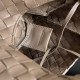 Falso Perfetto Borsa a tracolla Bottega Veneta Campana piccola intrecciata Marrone Imitazione Outlet Online
