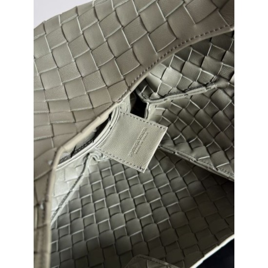 Falso Perfetto Borsa Campana Bottega Veneta media/grande intrecciata Verde Imitazione Outlet Online