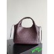 Falso Perfetto Borsa Campana Bottega Veneta media/grande intrecciata Marrone Imitazione Outlet Online