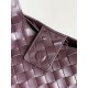 Falso Perfetto Borsa Campana Bottega Veneta media/grande intrecciata Marrone Imitazione Outlet Online