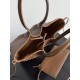 Falso Perfetto Borsa tote reversibile Bottega Veneta Pinacoteca intrecciato Marrone Imitazione Outlet Online