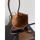 Falso Perfetto Borsa tote reversibile Bottega Veneta Pinacoteca intrecciato Marrone Imitazione Outlet Online