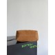 Falso Perfetto Borsa tote reversibile Bottega Veneta Pinacoteca intrecciato Marrone Imitazione Outlet Online