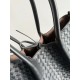 Falso Perfetto Borsa tote reversibile Bottega Veneta Pinacoteca intrecciato Nero Imitazione Outlet Online