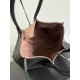 Falso Perfetto Borsa tote reversibile Bottega Veneta Pinacoteca intrecciato Nero Imitazione Outlet Online