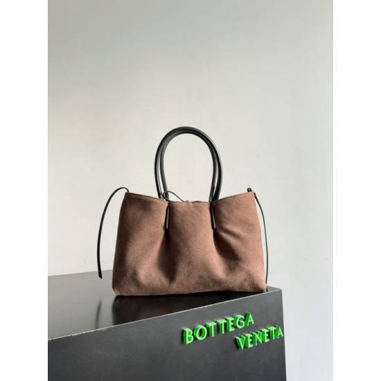 Falso Perfetto Borsa tote reversibile Bottega Veneta Pinacoteca intrecciato Nero Imitazione Outlet Online