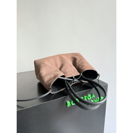 Falso Perfetto Borsa tote reversibile Bottega Veneta Pinacoteca intrecciato Nero Imitazione Outlet Online