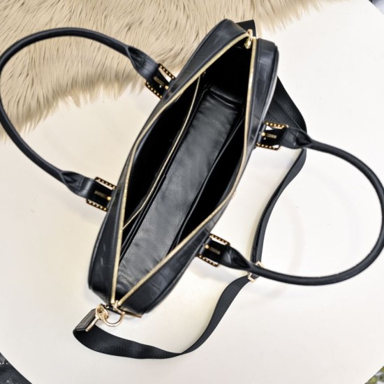 Falso Perfetto Borsa da lavoro Stefano Ricci modello coccodrillo nera Imitazione Outlet Online