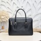 Falso Perfetto Borsa da lavoro da uomo Stefano Ricci oro stampa coccodrillo opaca Nero Imitazione Outlet Online