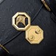 Falso Perfetto Borsa da lavoro da uomo Stefano Ricci oro stampa coccodrillo opaca Nero Imitazione Outlet Online