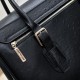 Falso Perfetto Borsa da lavoro da uomo Stefano Ricci oro stampa coccodrillo opaca Nero Imitazione Outlet Online