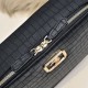 Falso Perfetto Borsa a tracolla Stefano Ricci fantasia coccodrillo Nero Imitazione Outlet Online