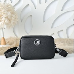 Falso Perfetto Borsa a tracolla Stefano Ricci Nero Imitazione Outlet Online
