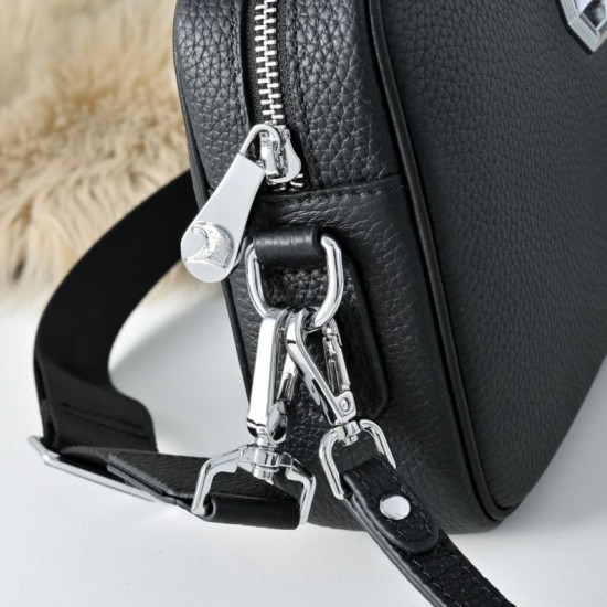 Falso Perfetto Borsa a tracolla Stefano Ricci Nero Imitazione Outlet Online