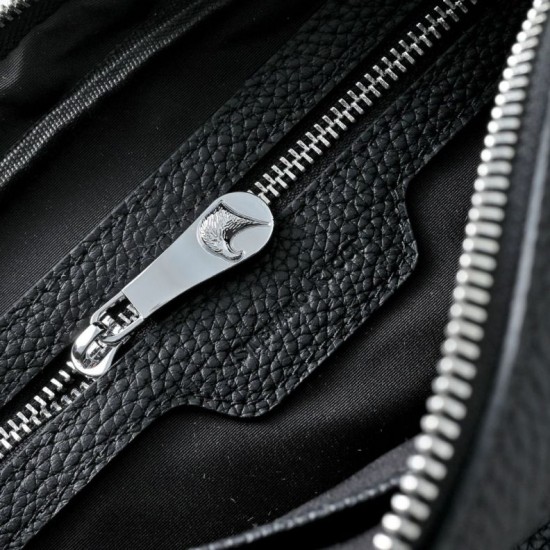 Falso Perfetto Borsa a tracolla Stefano Ricci Nero Imitazione Outlet Online