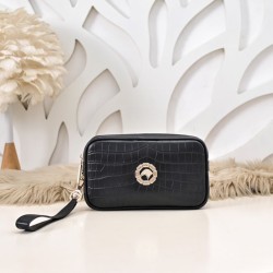 Falso Perfetto Borsa a mano Stefano Ricci con logo a forma di testa di cavallo color oro Imitazione Outlet Online