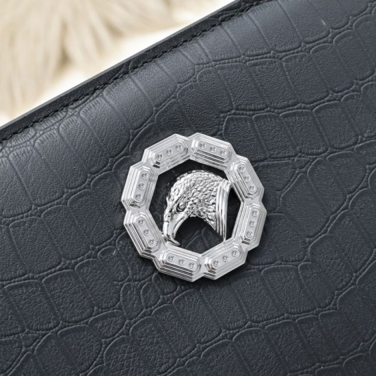Falso Perfetto Borsa a mano  Stefano Ricci con manico staccabile Nero Imitazione Outlet Online