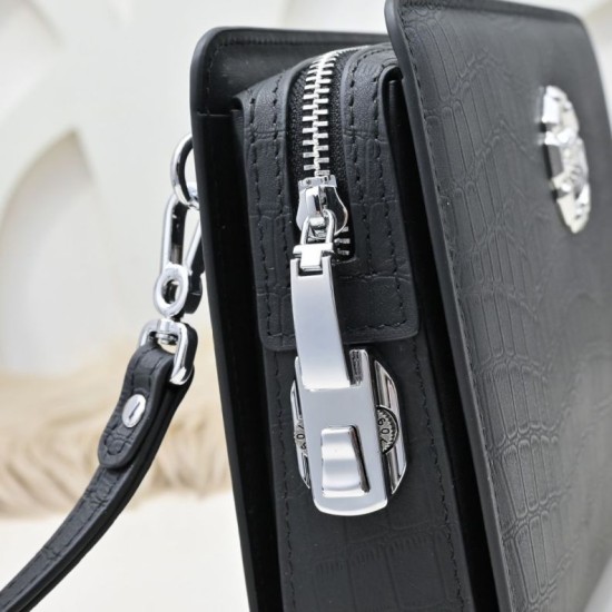 Falso Perfetto Borsa a mano  Stefano Ricci con manico staccabile Nero Imitazione Outlet Online