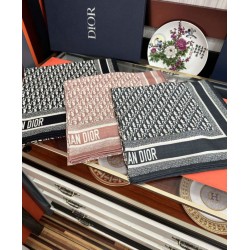 Premio Replica Sciarpa Dior Oblique misto cashmere Rosa 65x185 Imitazione Outlet