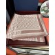 Premio Replica Sciarpa Dior Oblique misto cashmere Rosa 65x185 Imitazione Outlet