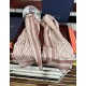 Premio Replica Sciarpa Dior Oblique misto cashmere Rosa 65x185 Imitazione Outlet