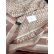 Premio Replica Sciarpa Dior Oblique misto cashmere Rosa 65x185 Imitazione Outlet