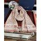 Premio Replica Sciarpa Dior Oblique misto cashmere Rosa 65x185 Imitazione Outlet