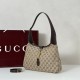 Premio Replica Borsa a tracolla piccola Gucci Jackie Slim 863136/863137 Marrone Imitazione Outlet