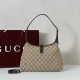Premio Replica Borsa a tracolla piccola Gucci Jackie Slim 863136/863137 Marrone Imitazione Outlet