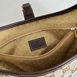 Premio Replica Borsa a tracolla piccola Gucci Jackie Slim 863136/863137 Marrone Imitazione Outlet