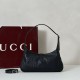 Premio Replica Borsa a tracolla piccola Gucci Jackie Slim 863136/863137 Nero Imitazione Outlet
