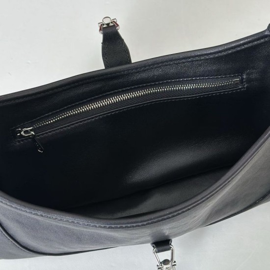 Premio Replica Borsa a tracolla piccola Gucci Jackie Slim 863136/863137 Nero Imitazione Outlet