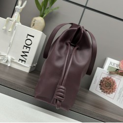 Premio Replica Borsa a mano grande Loewe Flamenco  nappa Gendi Rosso Imitazione Outlet