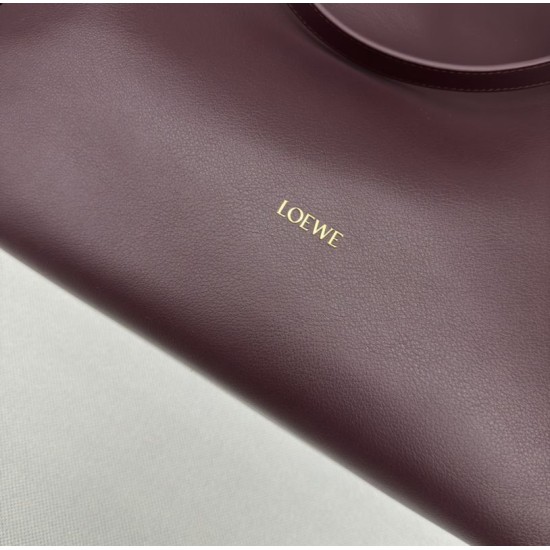 Premio Replica Borsa a mano grande Loewe Flamenco  nappa Gendi Rosso Imitazione Outlet