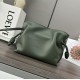 Premio Replica Borsa a mano Mini Loewe Flamenco nappa verde Imitazione Outlet