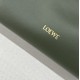 Premio Replica Borsa a mano Mini Loewe Flamenco nappa verde Imitazione Outlet