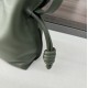 Premio Replica Borsa a mano Mini Loewe Flamenco nappa verde Imitazione Outlet