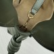Premio Replica Borsa a mano Mini Loewe Flamenco nappa verde Imitazione Outlet