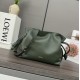 Premio Replica Borsa a mano Mini Loewe Flamenco nappa verde Imitazione Outlet