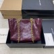 Premio Replica Borse YSL Saint Laurent Niki piccola shopping pelle bovina oliata e cerata Rosso Imitazione Outlet