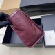 Premio Replica Borse YSL Saint Laurent Niki piccola shopping pelle bovina oliata e cerata Rosso Imitazione Outlet