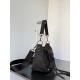 Premio Replica Borsa a tracolla piccola Balenciaga Le City Moto nylon nera Imitazione Outlet