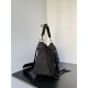 Premio Replica Borsa a tracolla media Balenciaga Le City Moto in nylon nero Imitazione Outlet