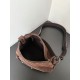 Premio Replica Borsa a tracolla piccola Balenciaga Le City scamosciata marrone Imitazione Outlet