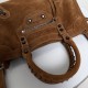 Premio Replica Borsa tote Balenciaga Le City Medium scamosciata cammello Imitazione Outlet