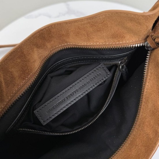 Premio Replica Borsa tote Balenciaga Le City Medium scamosciata cammello Imitazione Outlet