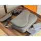 Premio Replica Dior Saddle Triple Pouch Dior Gravity Uomo grigio Imitazione Outlet